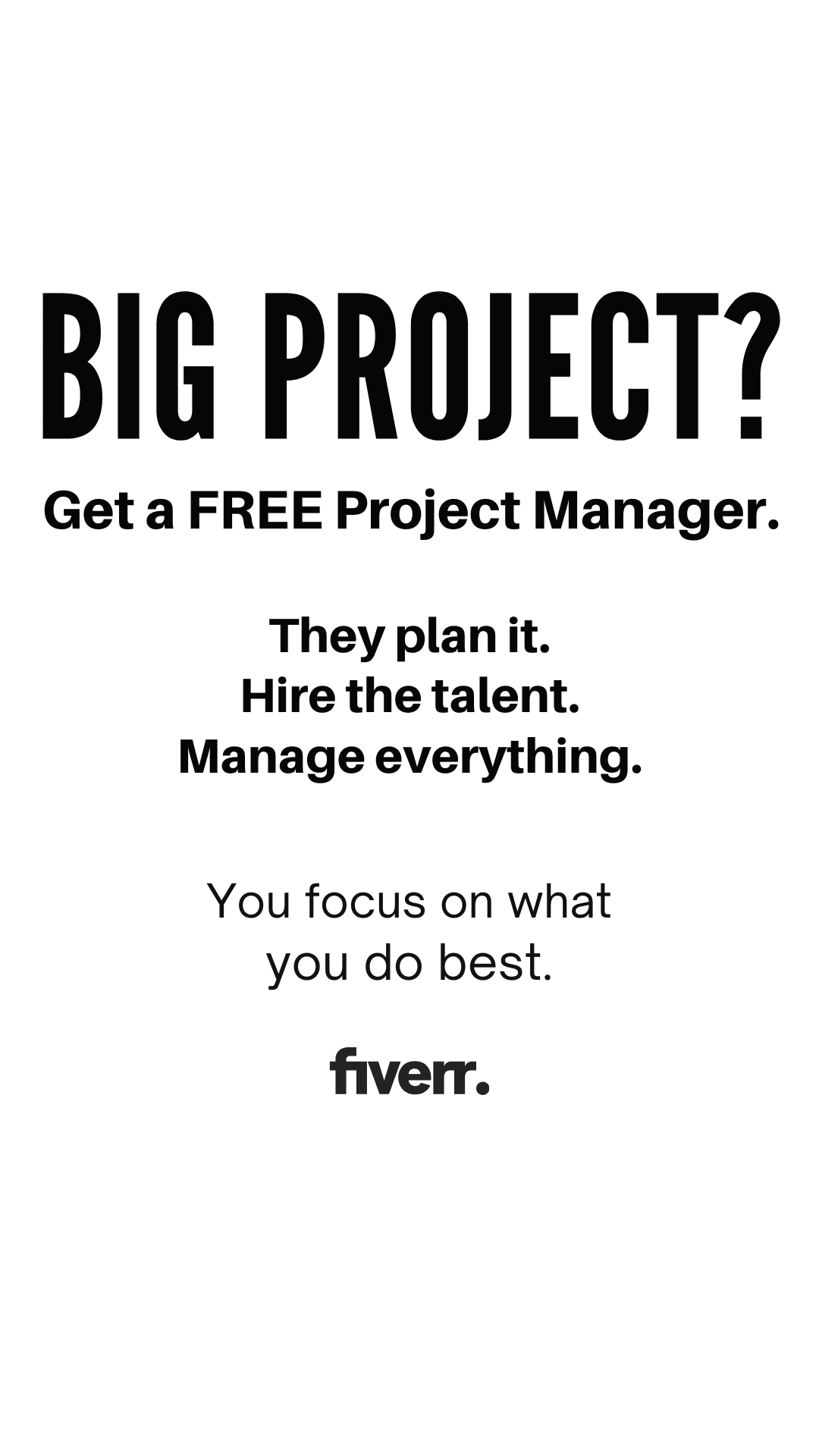 Fiverr Facebook ad