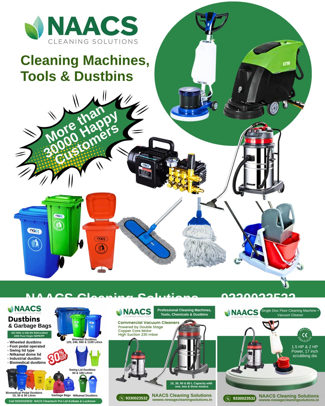NACSS Cleantech Facebook ad: Get 30% OFF of on NACS Cleaning Machines…