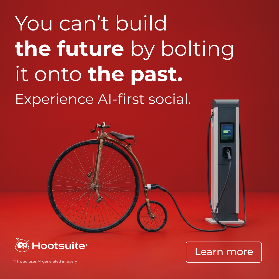 Hootsuite Facebook ad: Social Changed. Did You?
