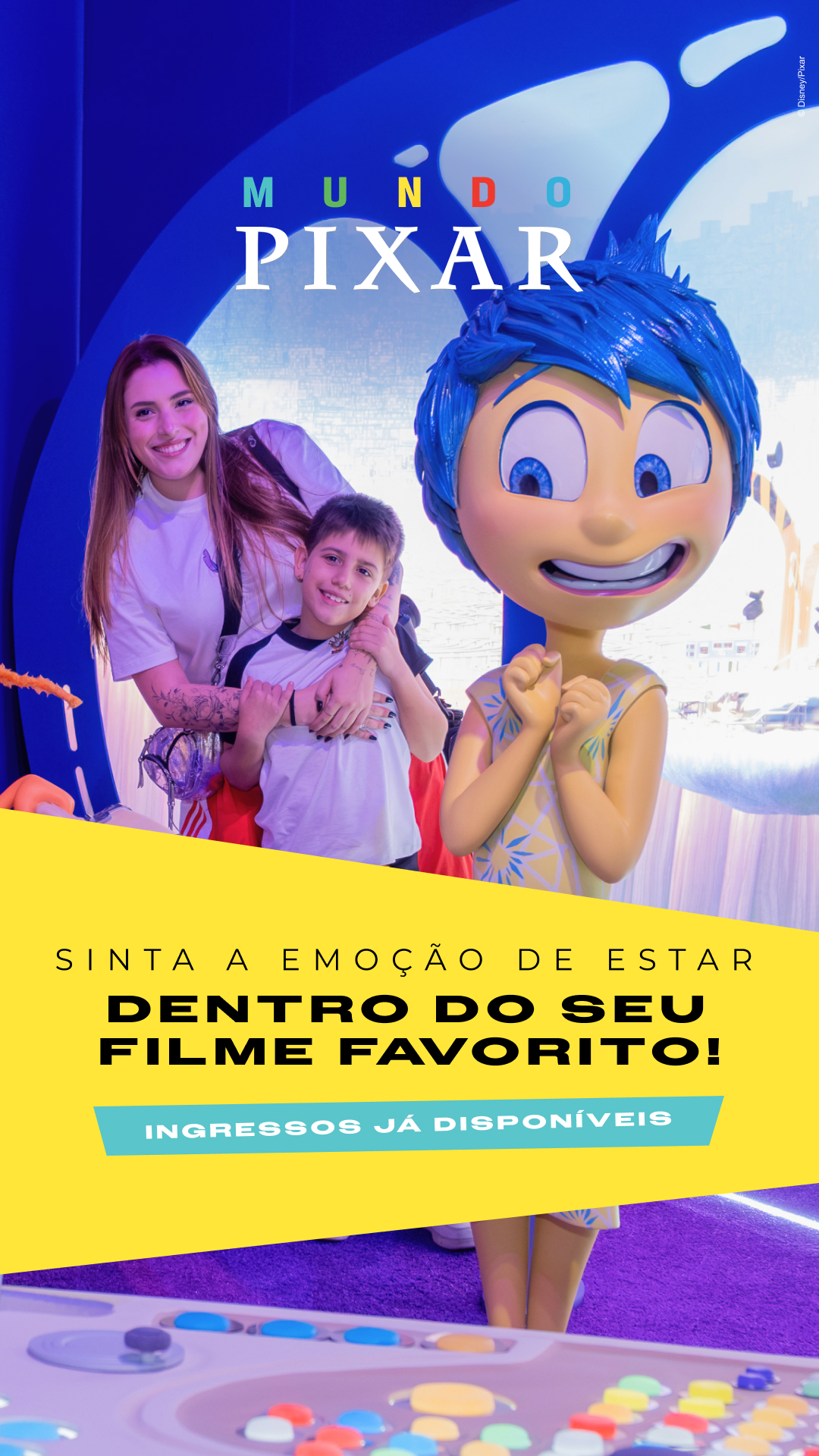 Mundo Pixar Brasil Facebook ad from Mar 23, 2026