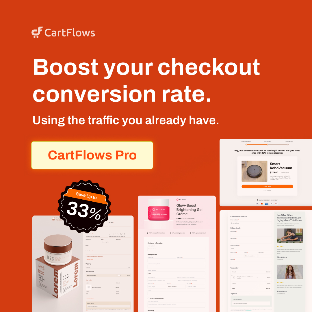CartFlows Facebook ad