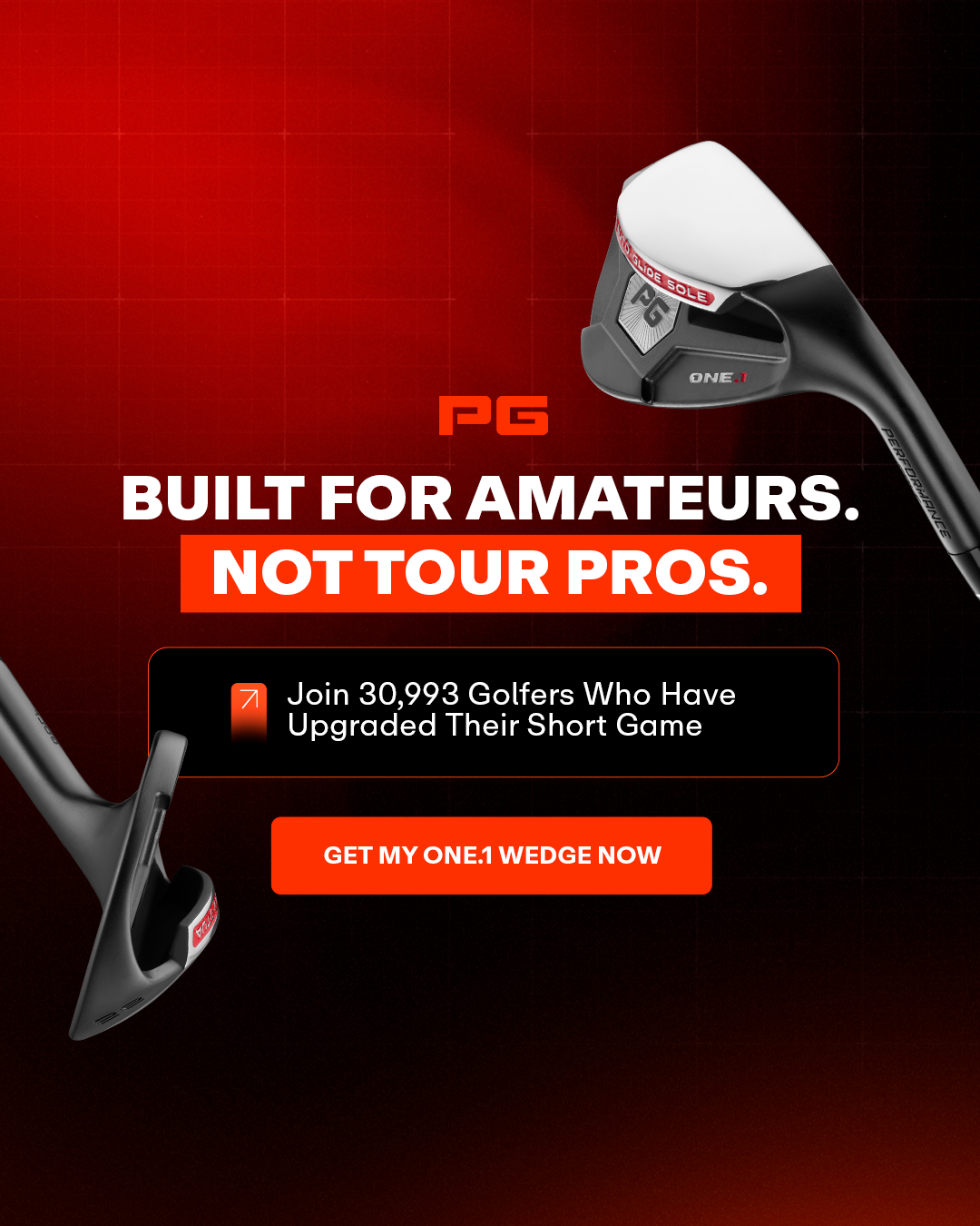 Performance Golf Facebook ad