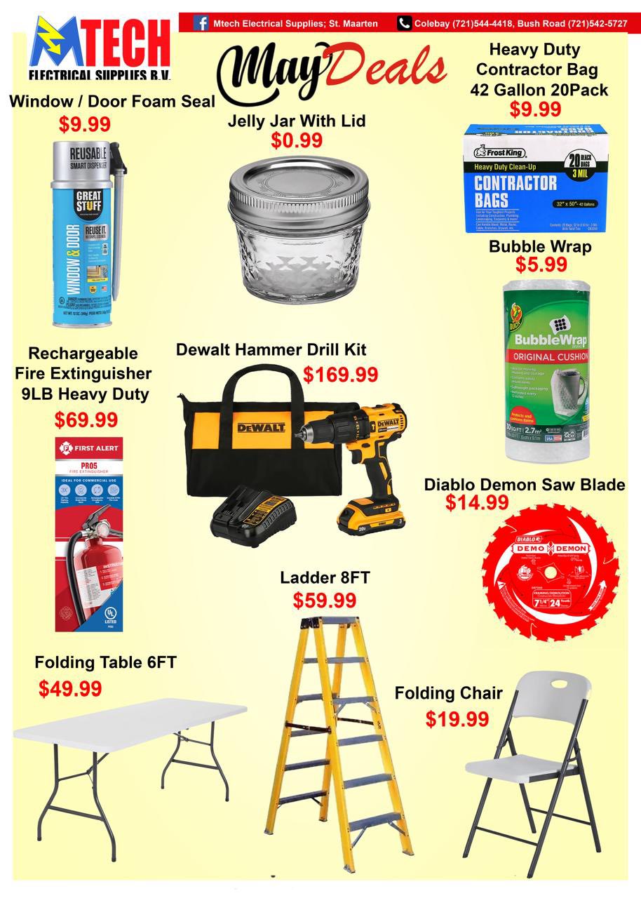 Mtech Electrical Supplies; St. Maarten Facebook ad