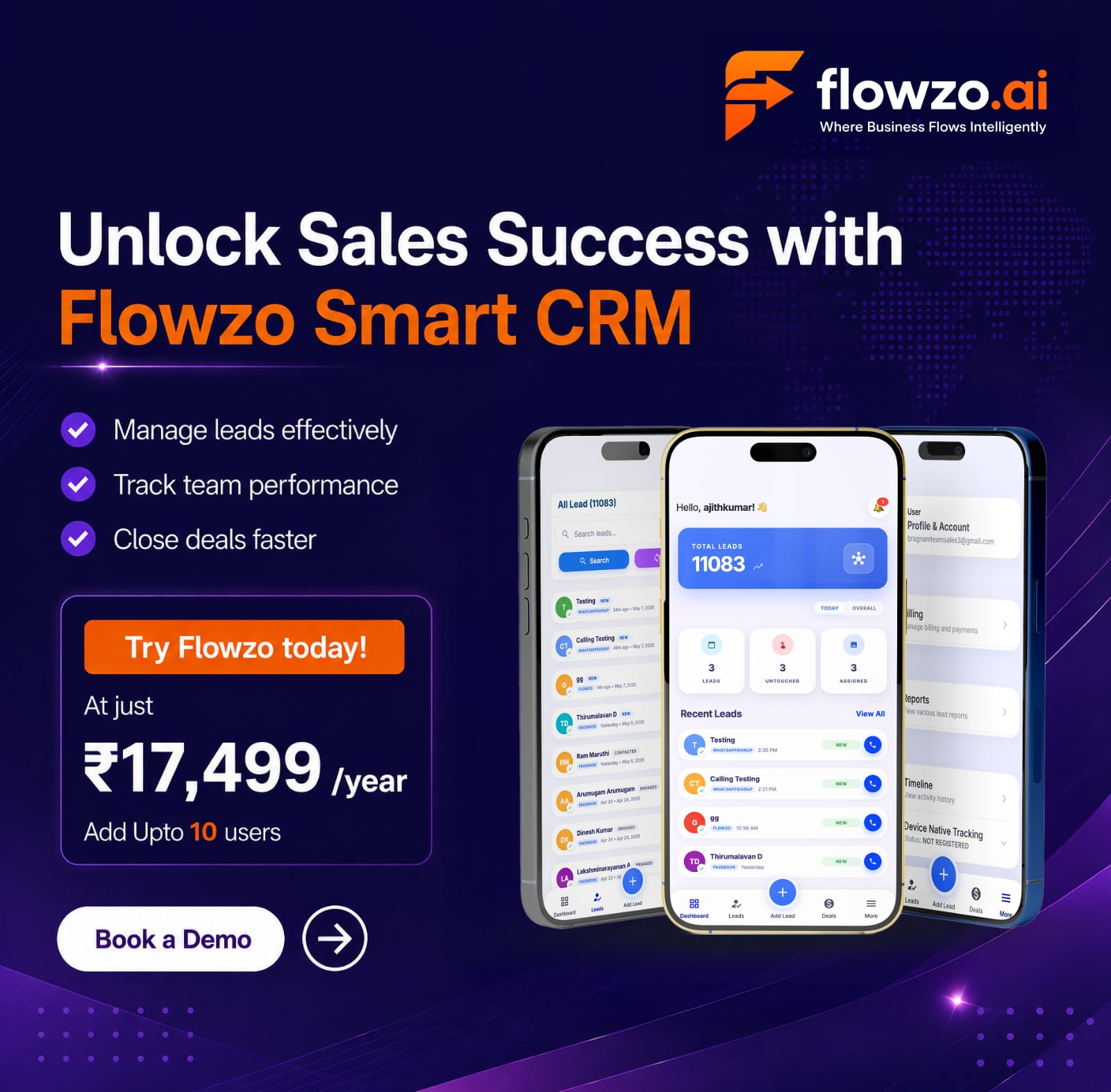 Flowzo.ai Facebook ad