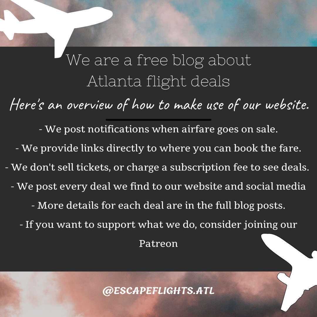 Escape Flights - Atlanta Facebook ad: Here's an overview of how to make use…