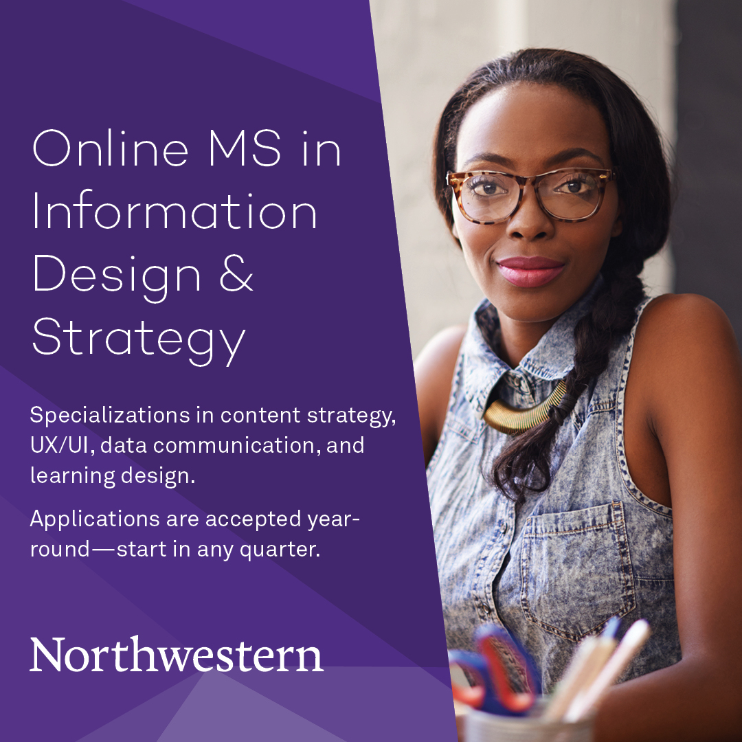 Northwestern University School of Professional Studies Facebook ad
