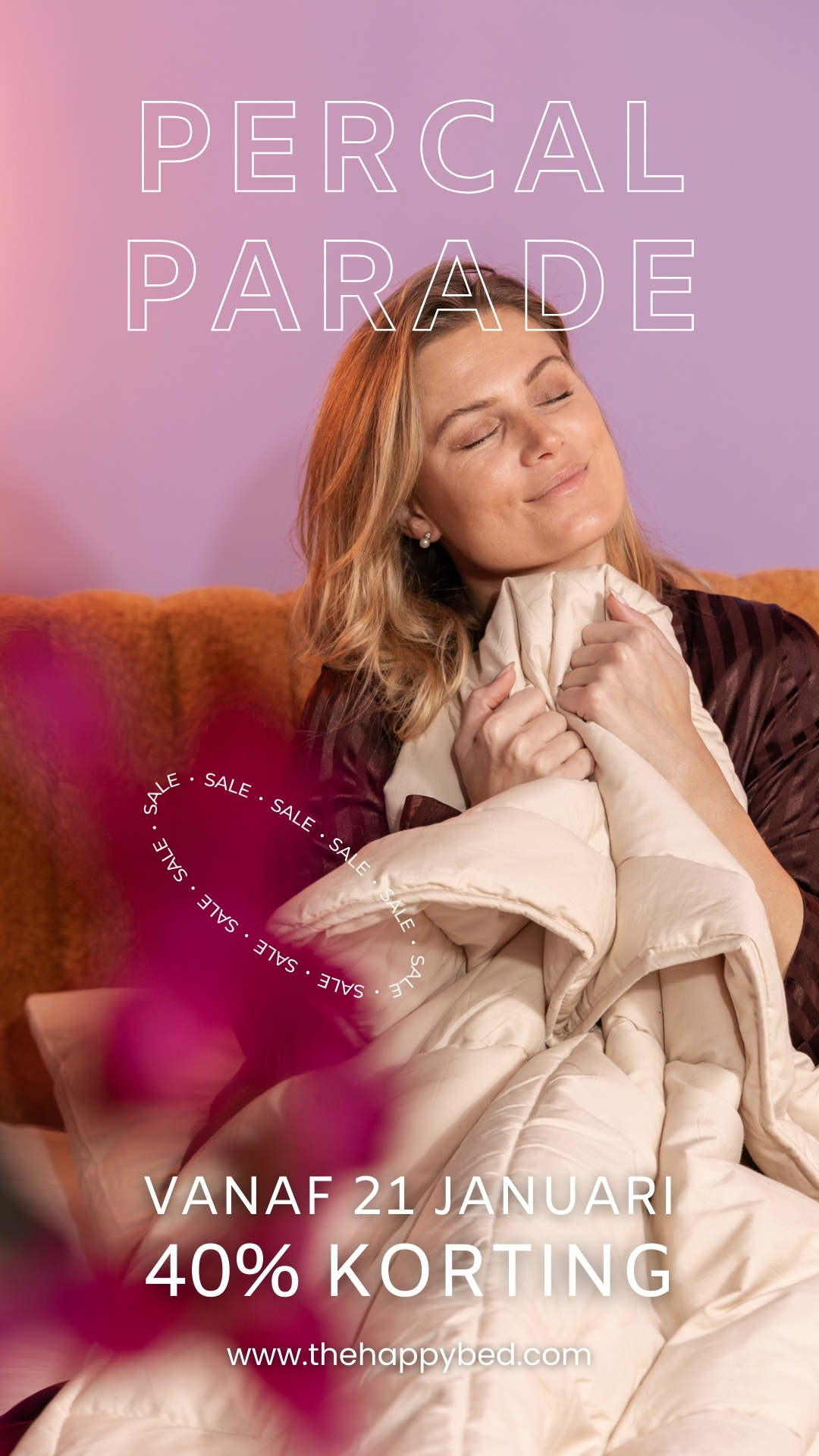 HappyBed Facebook ad