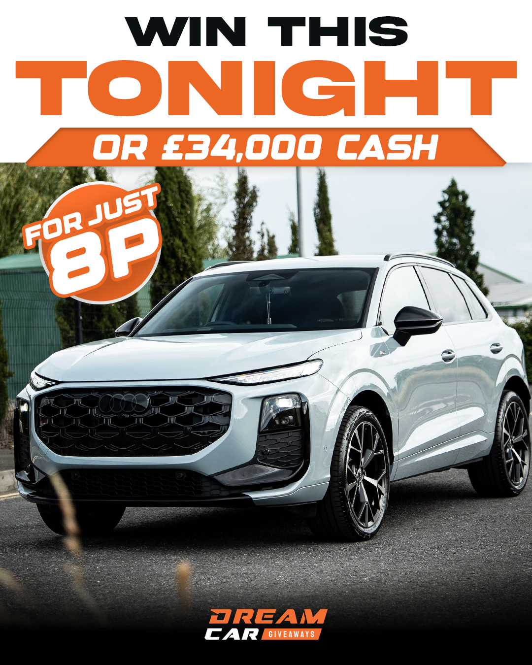 Dream Car Giveaways Facebook ad