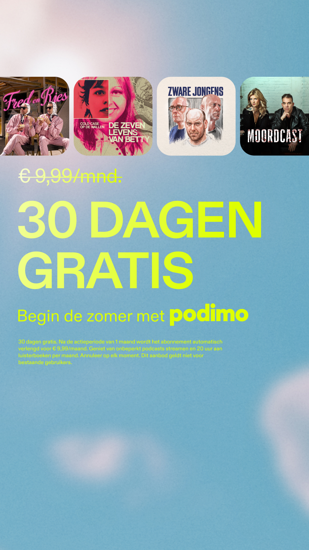 Podimo Facebook ad from Jul 16, 2026