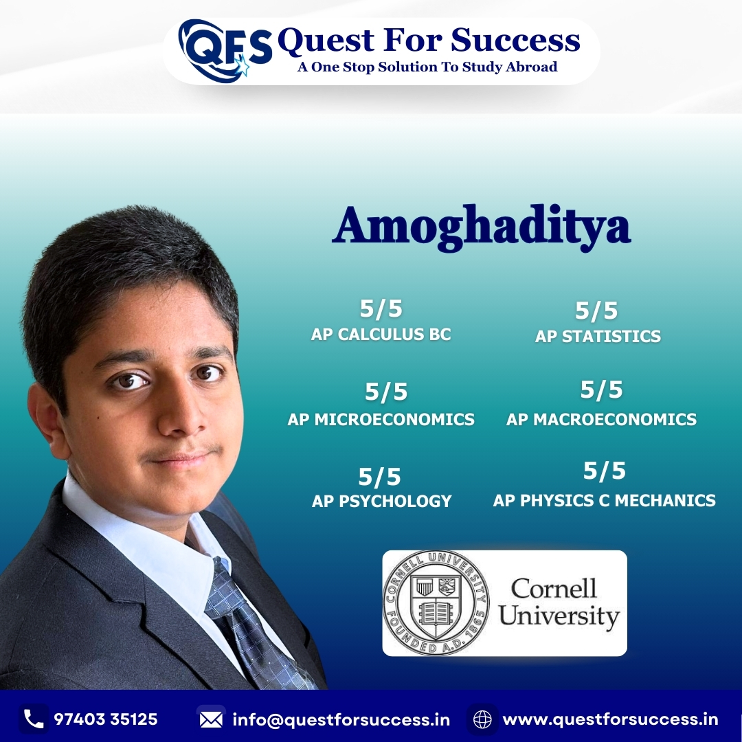 Quest For Success Facebook ad: Want personalized AP guidance?