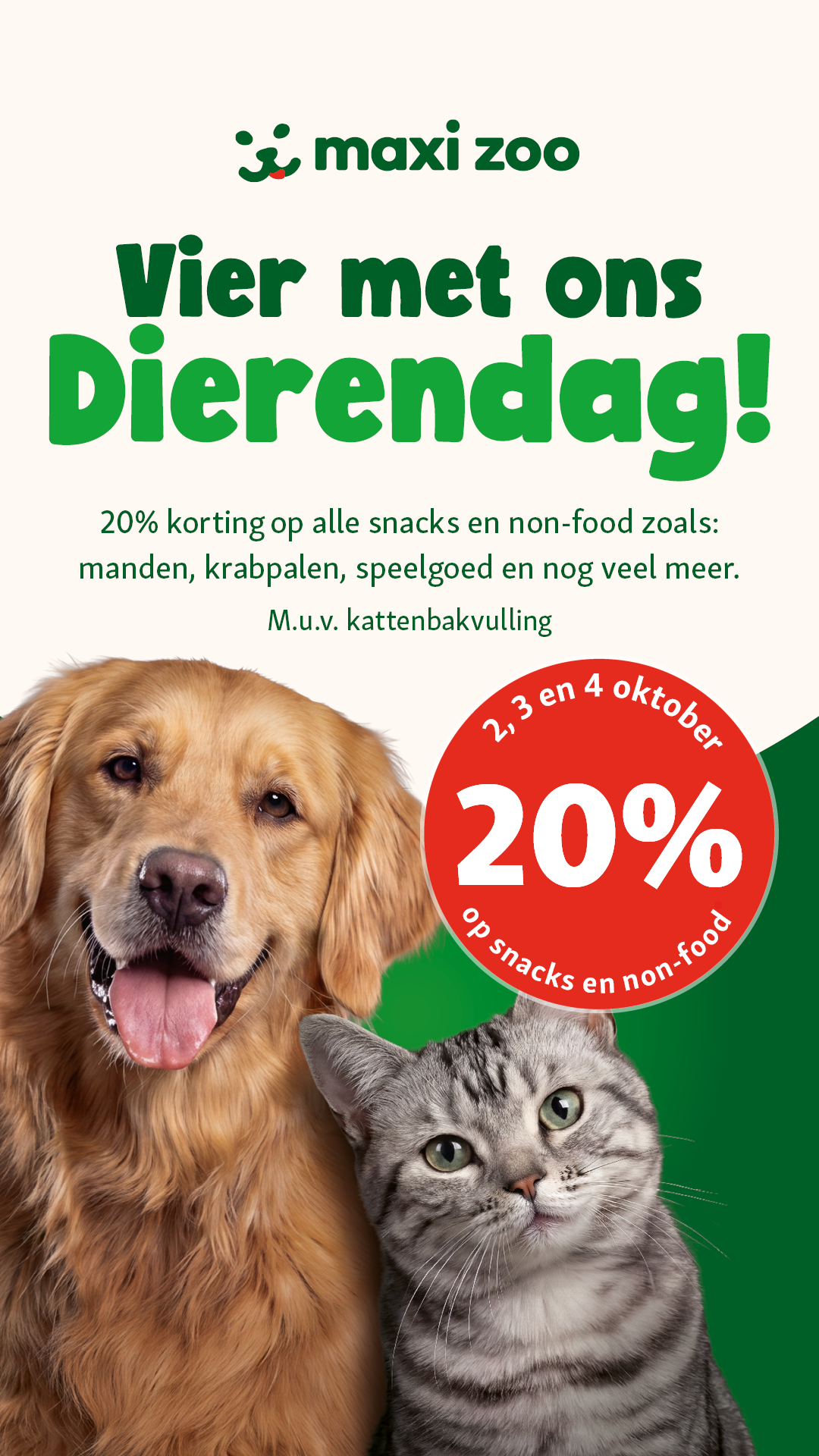 Maxi Zoo Nederland Facebook ad: Pagina niet gevonden - Maxi Zoo