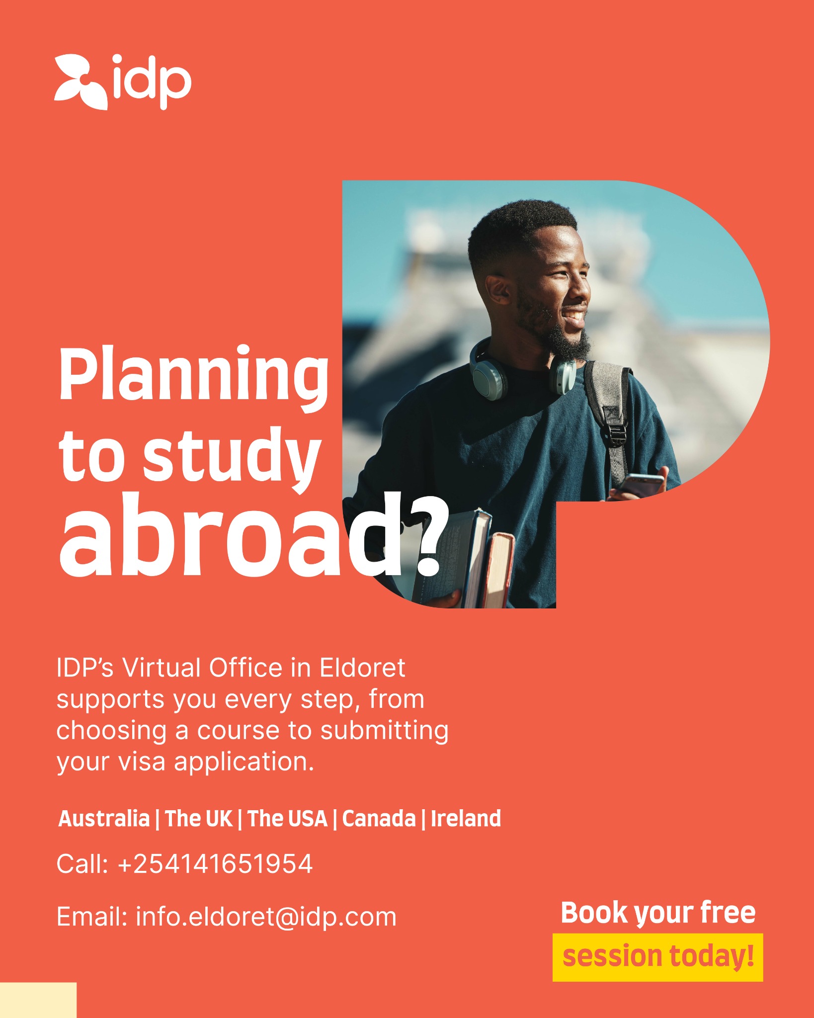 IDP Education Kenya Facebook ad