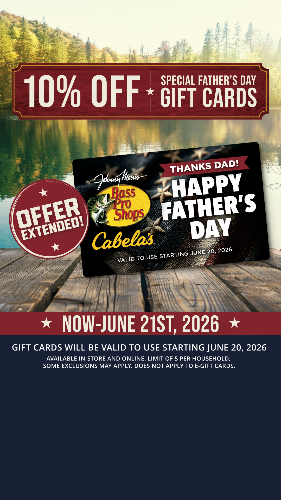 Bass Pro Shops Facebook ad