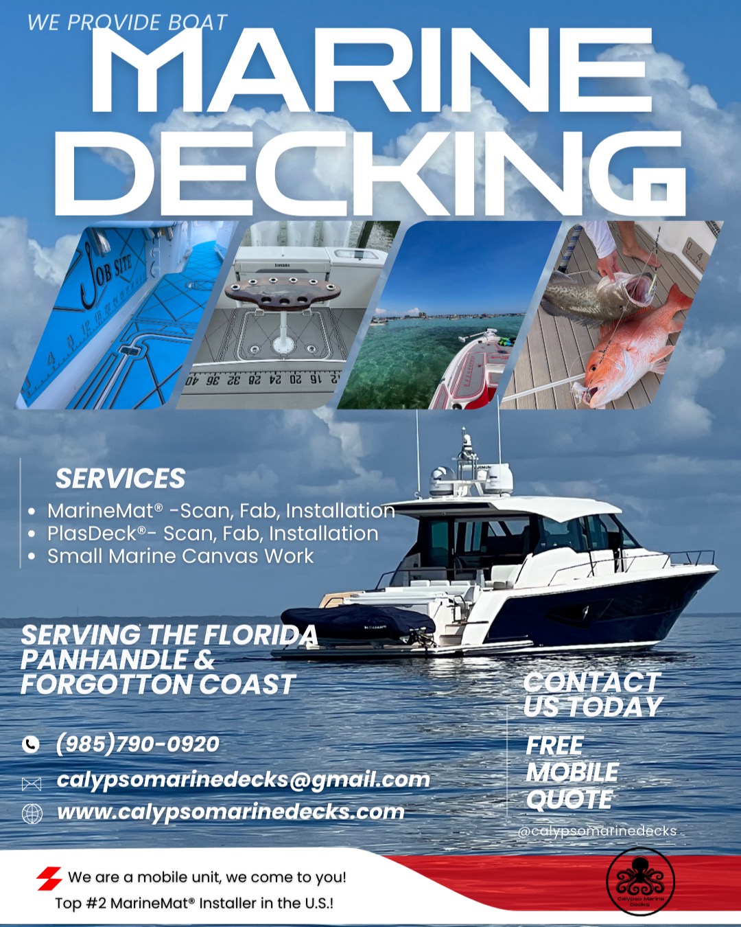 Calypso Marine Decks, LLC Facebook ad