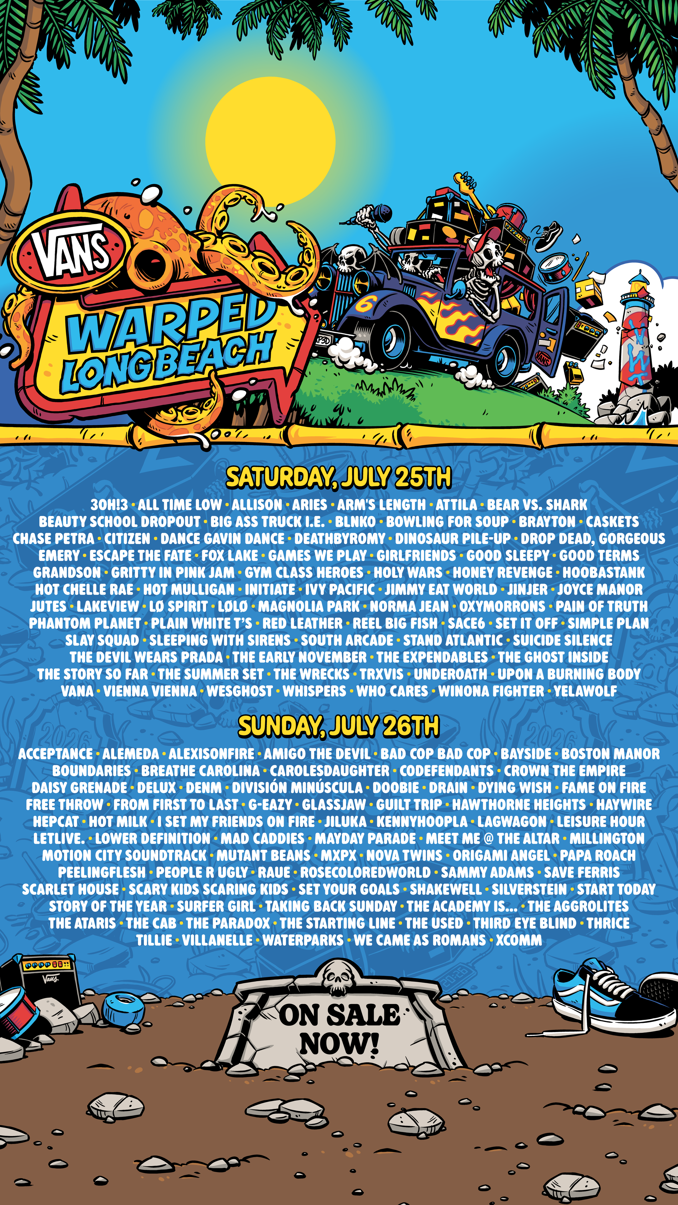 Vans Warped Tour Facebook ad