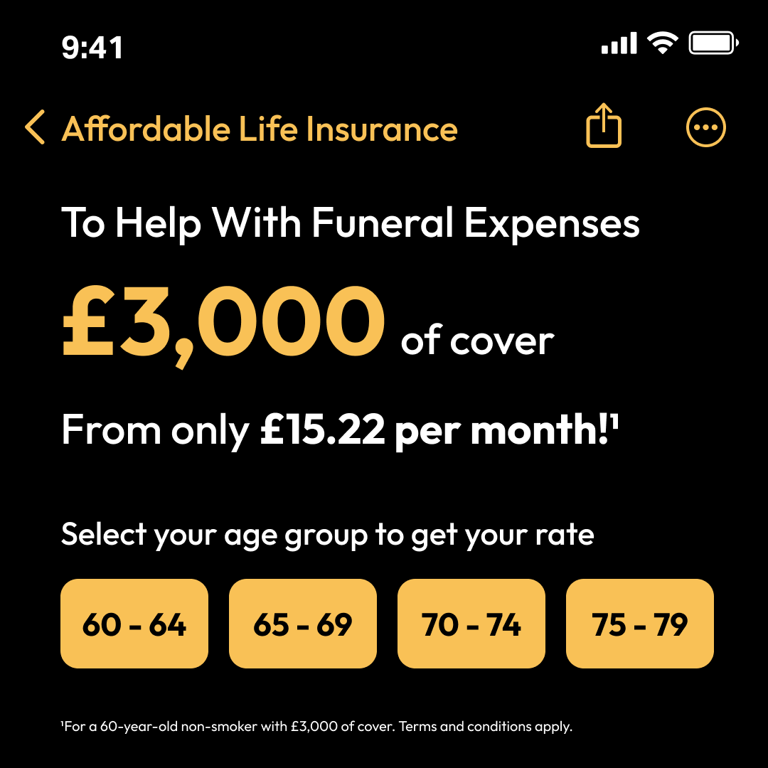 British Seniors Facebook ad