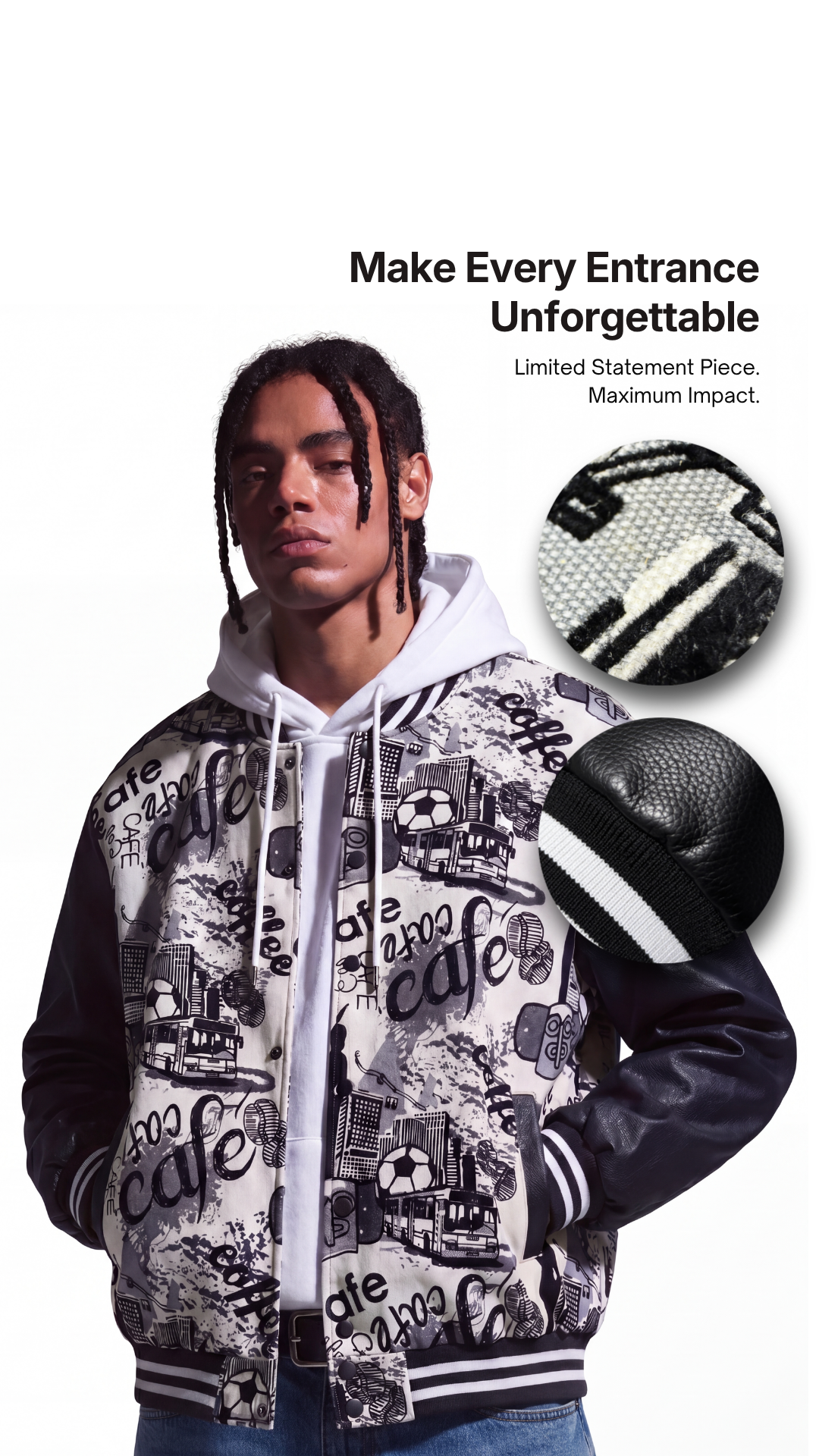 Wearshirp Facebook ad: Built heavy. Built to be noticed.