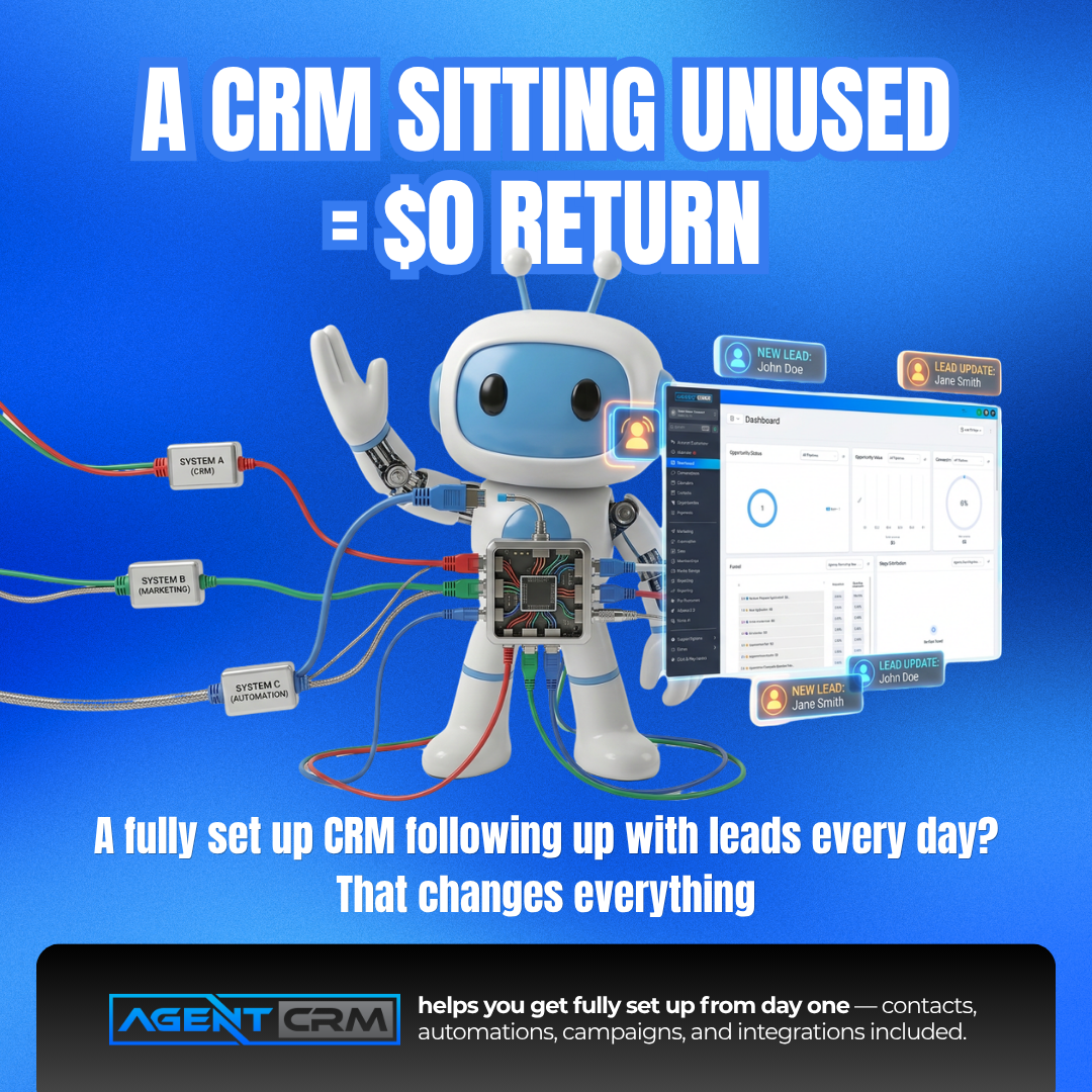 Agent CRM: AI-Powered Sales+Marketing Software Facebook ad