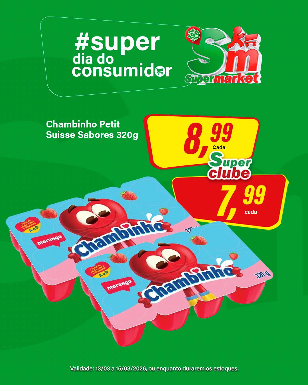 Rede Supermarket Facebook ad: No Dia do Consumidor, o que não falta…