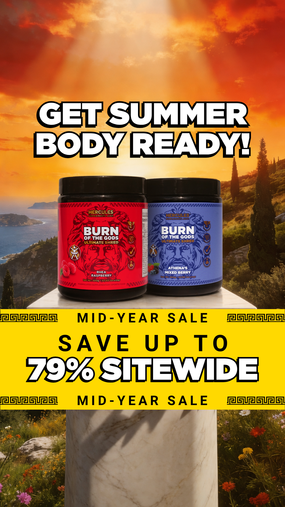 Hercules Supplements Aust Facebook ad