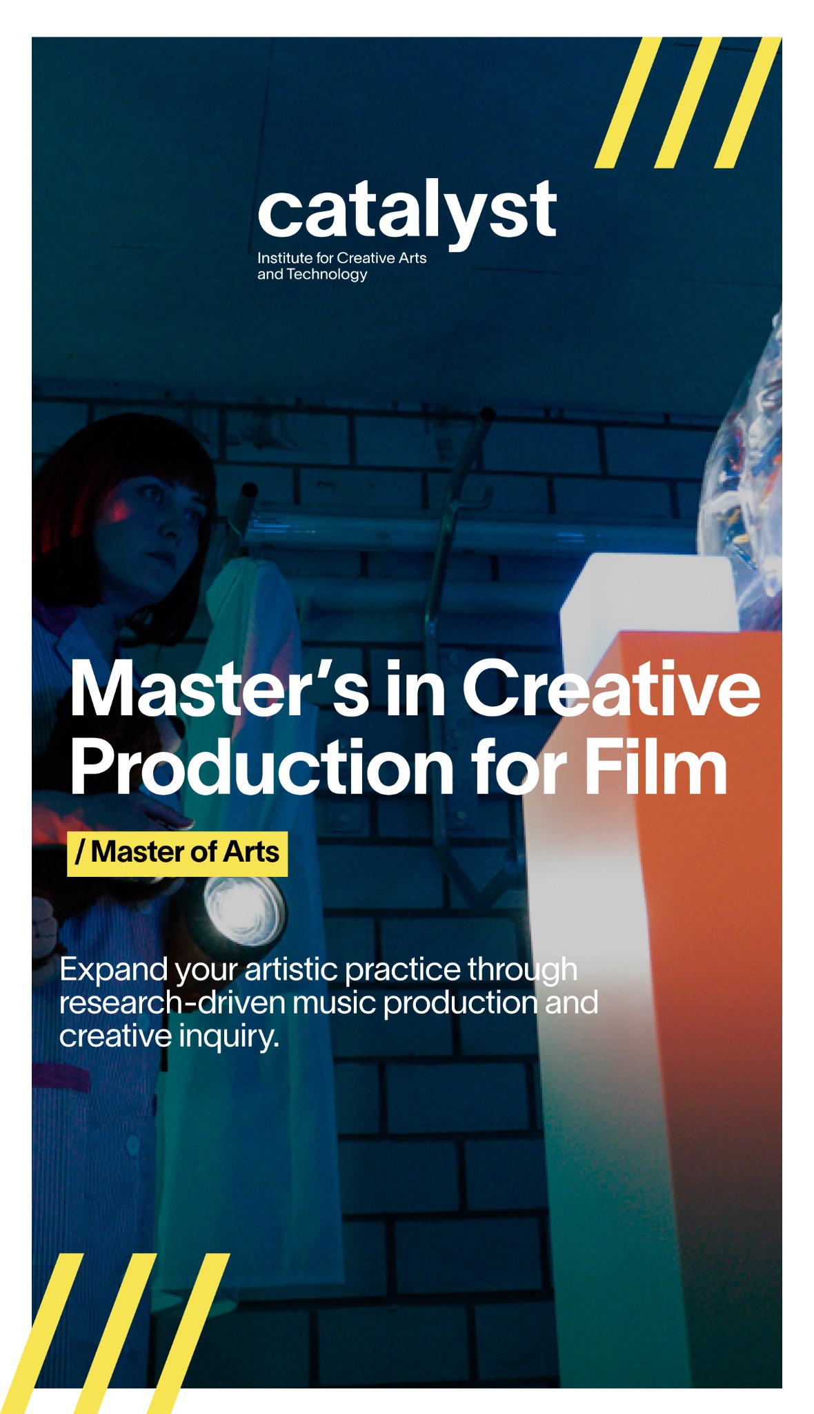 Catalyst - Institute for Creative Arts & Technology Facebook ad