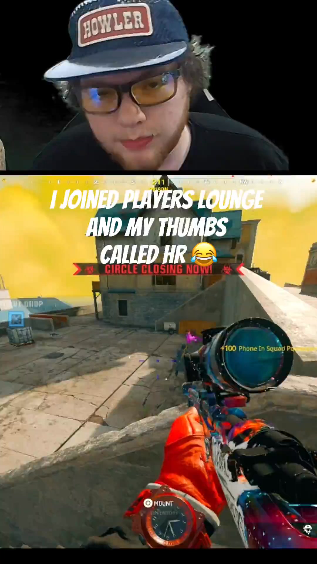 Players' Lounge Facebook ad: Bet On Yourself Playing Warzone
