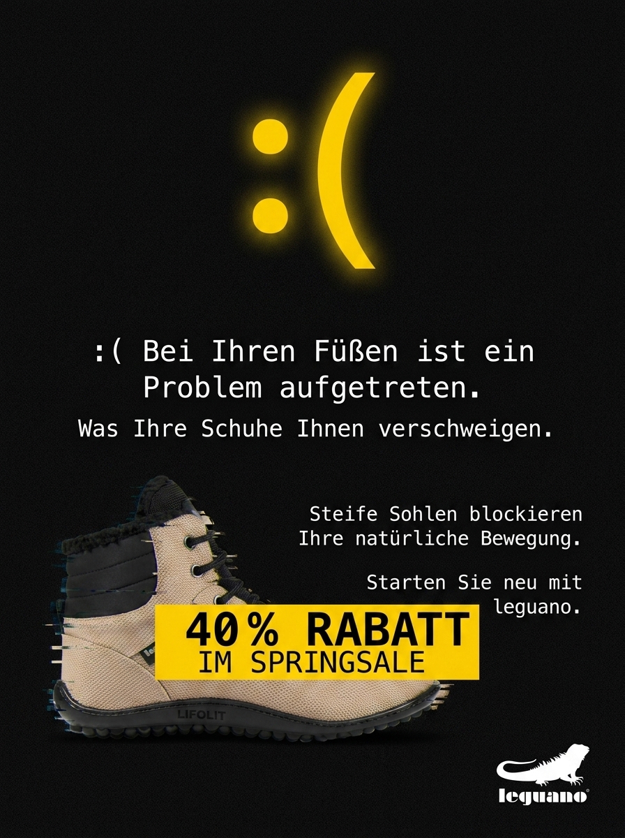 leguano Barfußschuhe Facebook ad
