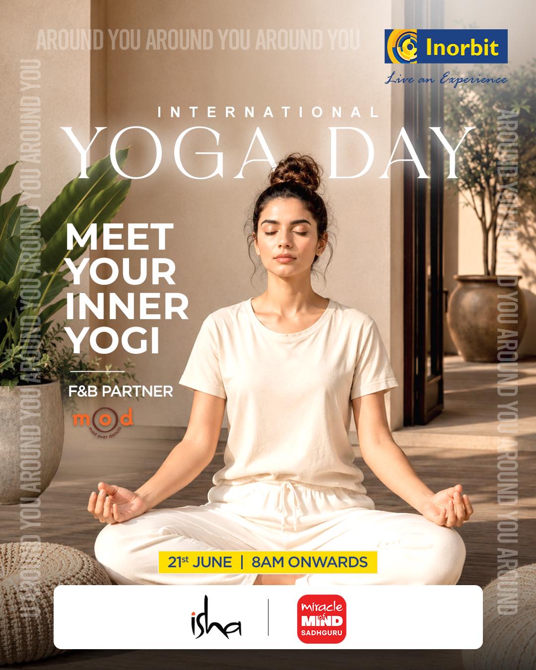 Inorbit Vashi Facebook ad: Registration link in bio.