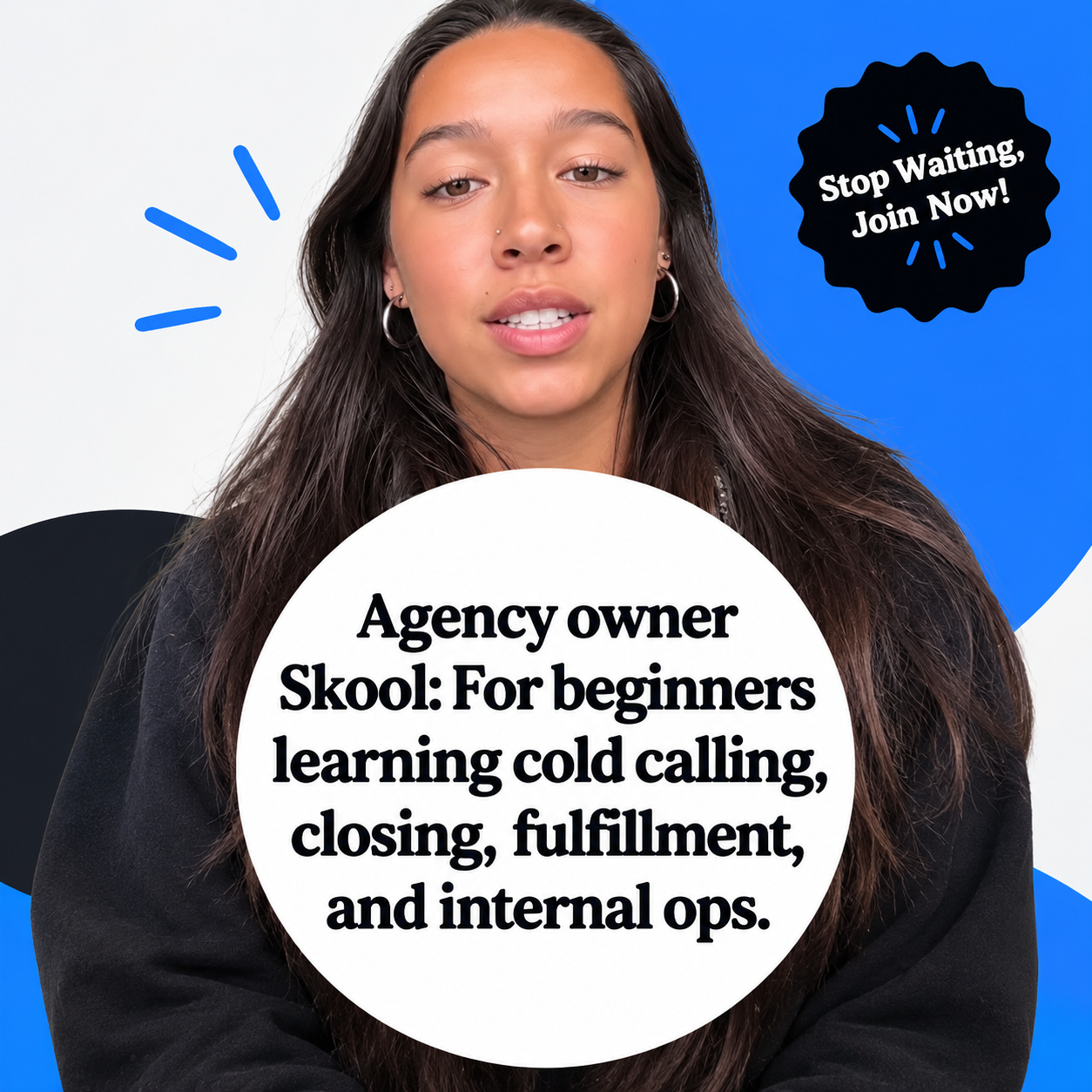 Skool Facebook ad: Stop Guessing. Build Better Agency Systems.