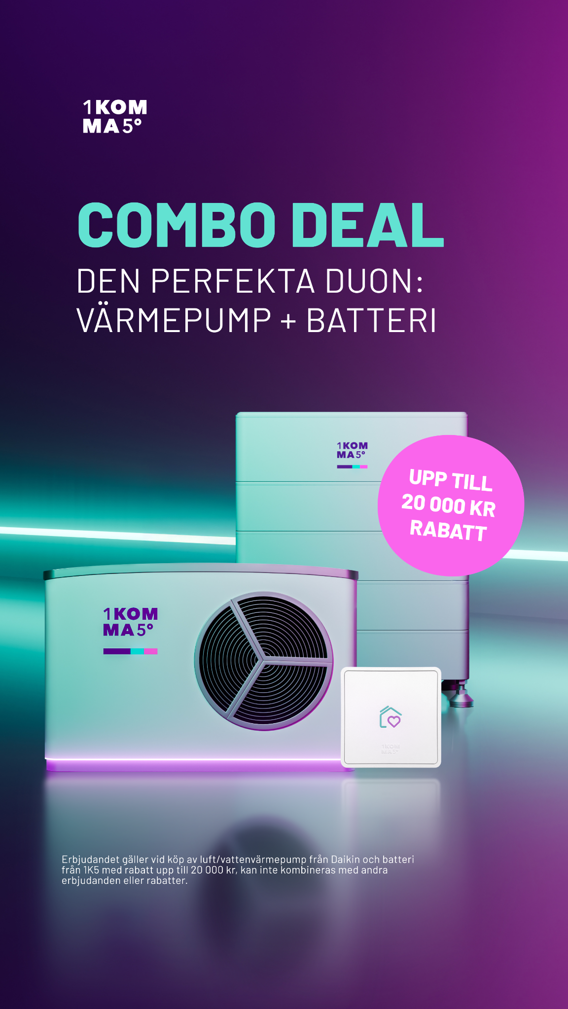 1KOMMA5 Sverige Facebook ad