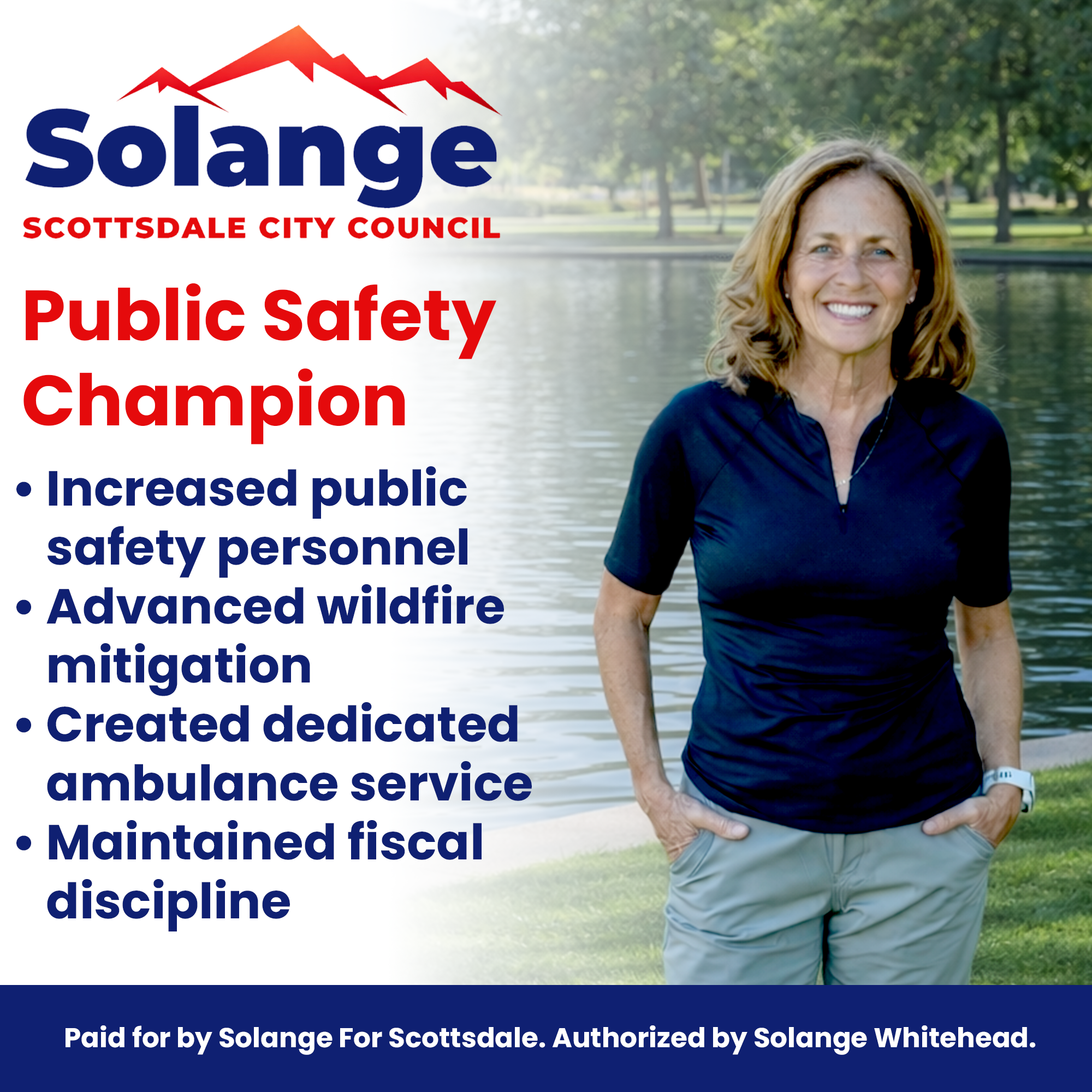 Councilwoman Solange Whitehead Facebook ad: Vote by July 21