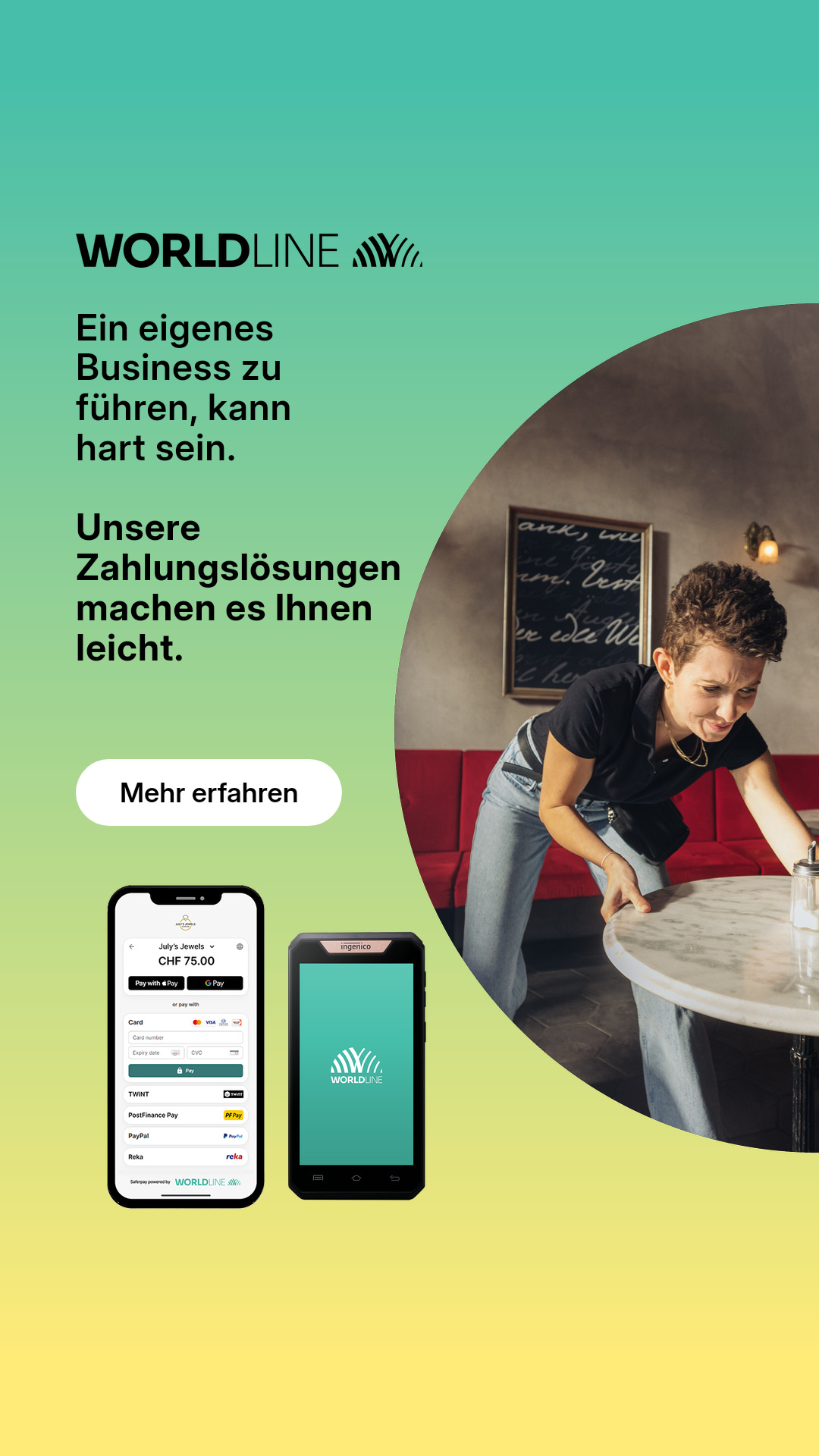 Worldline Switzerland Facebook ad