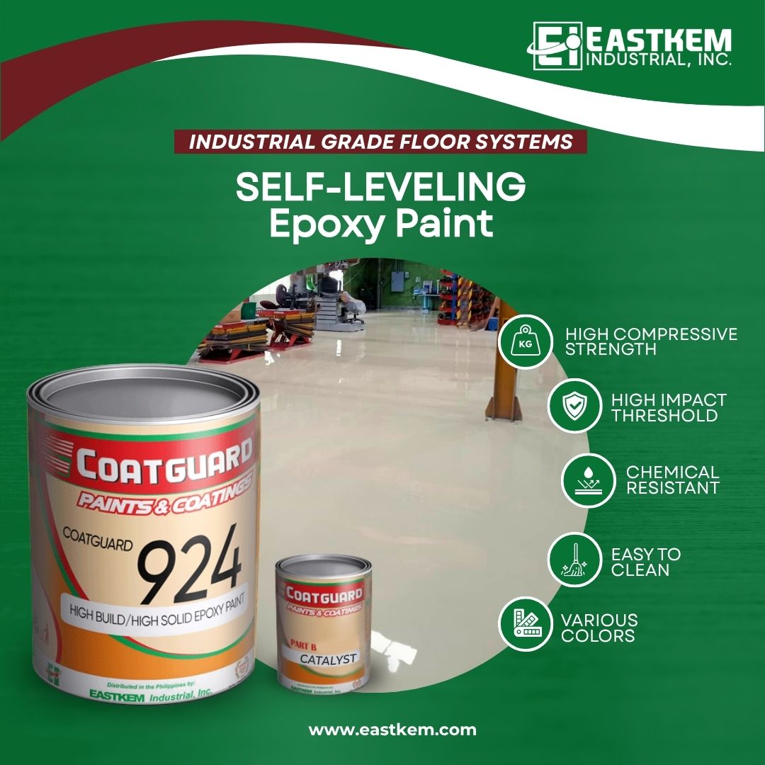 Eastkem Industrial, Inc. Facebook ad: High-Build Epoxy Flooring for Warehouses & Facilities