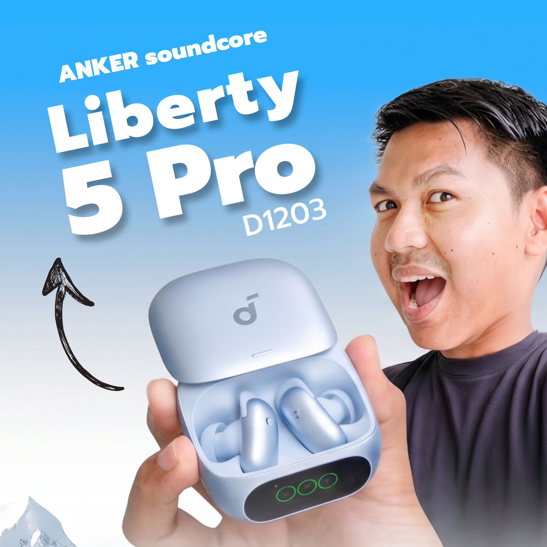 Tump Yung Facebook ad: เปิดตัวคู่หูตัวท็อปใหม่ล่าสุด! ANKER soundcore Liberty 5…