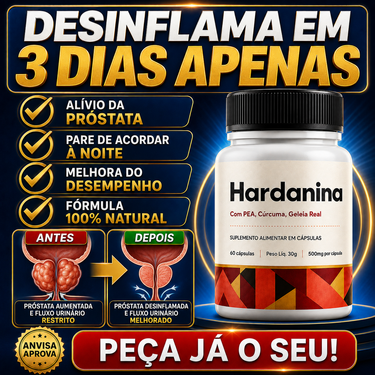 Hardanina Brasil Facebook ad: Clique em saiba mais e tenha melhores noites de sono