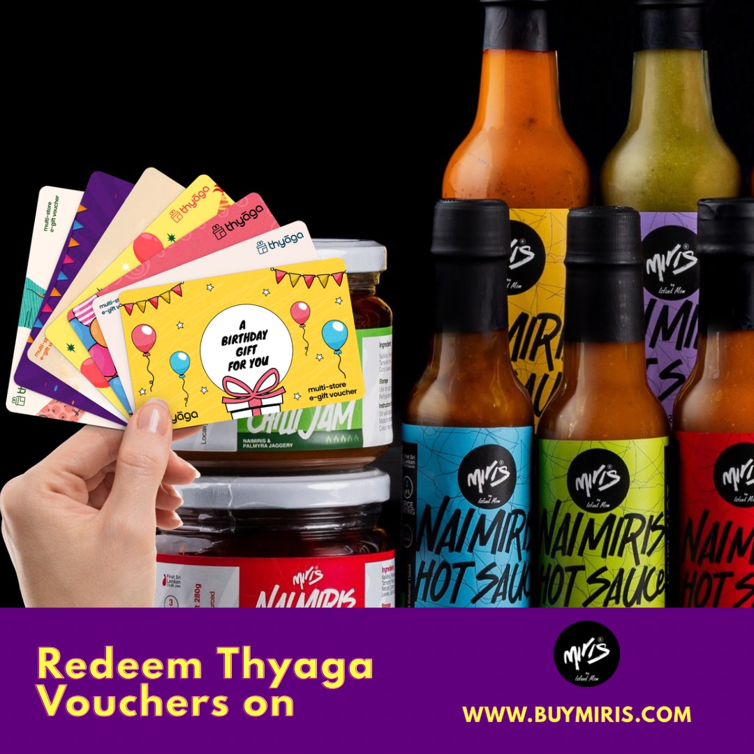 Miris by Islandmom Facebook ad: Got a Thyāga voucher?