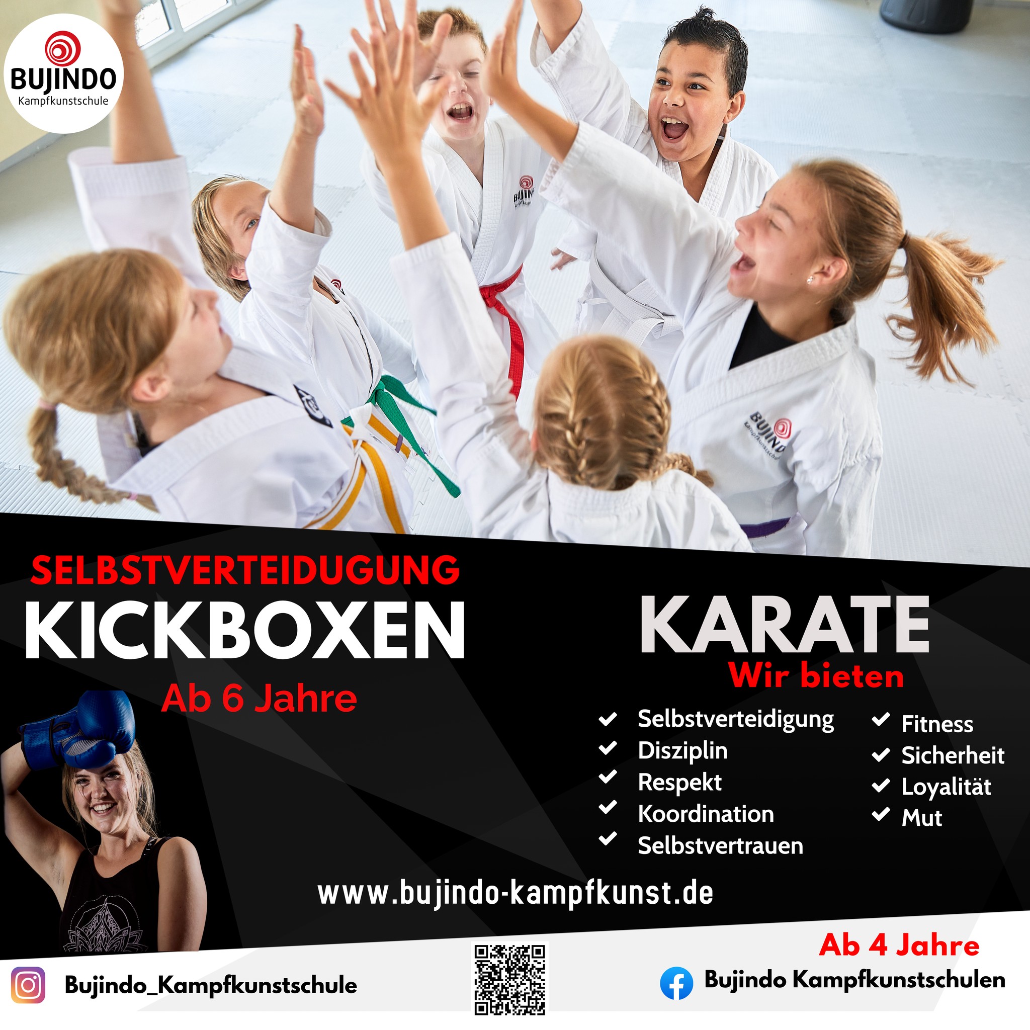 Bujindo Kampfkunstschulen Facebook ad