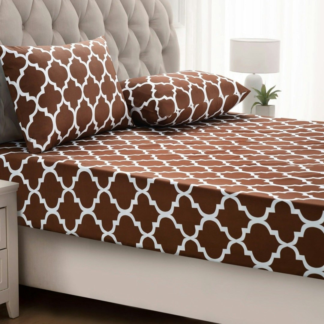 Apricot Facebook ad: Dyed & Printed Fitted Sheets Collection