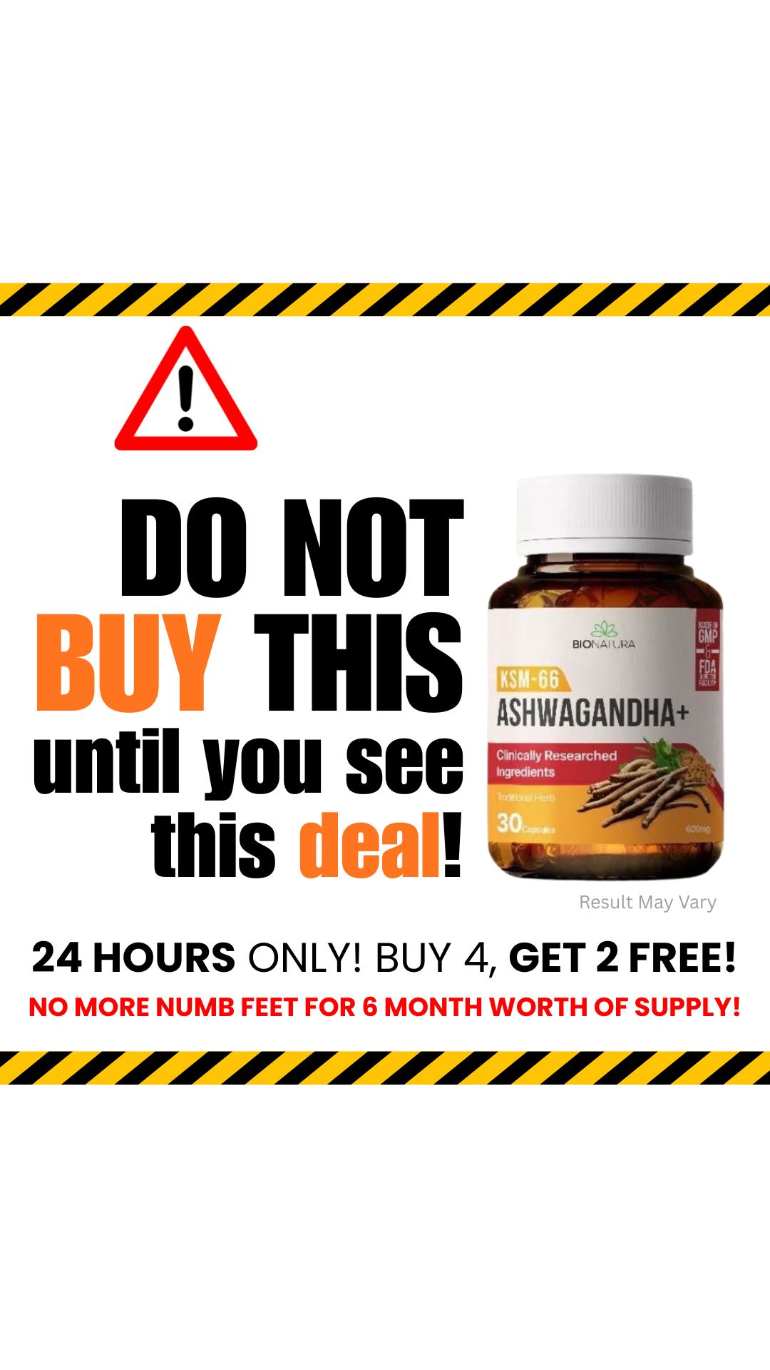 BioNatura Ashwagandha+ PH Facebook ad
