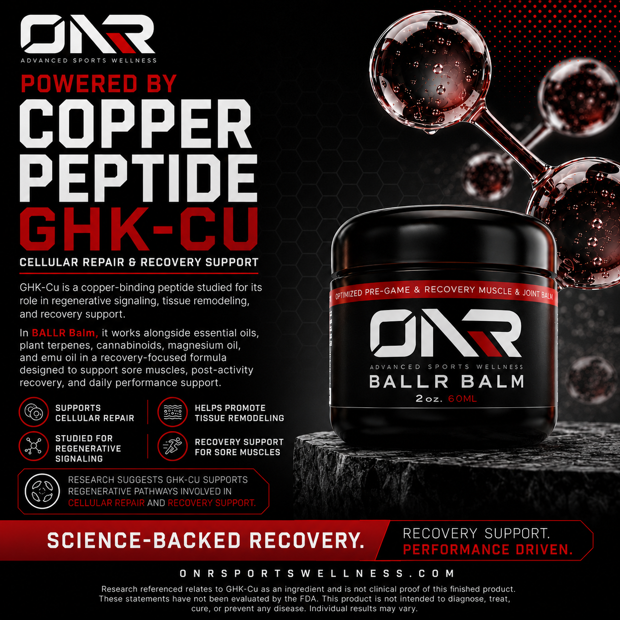 ONR - Advanced Sports Wellness Facebook ad from Jul 23, 2026