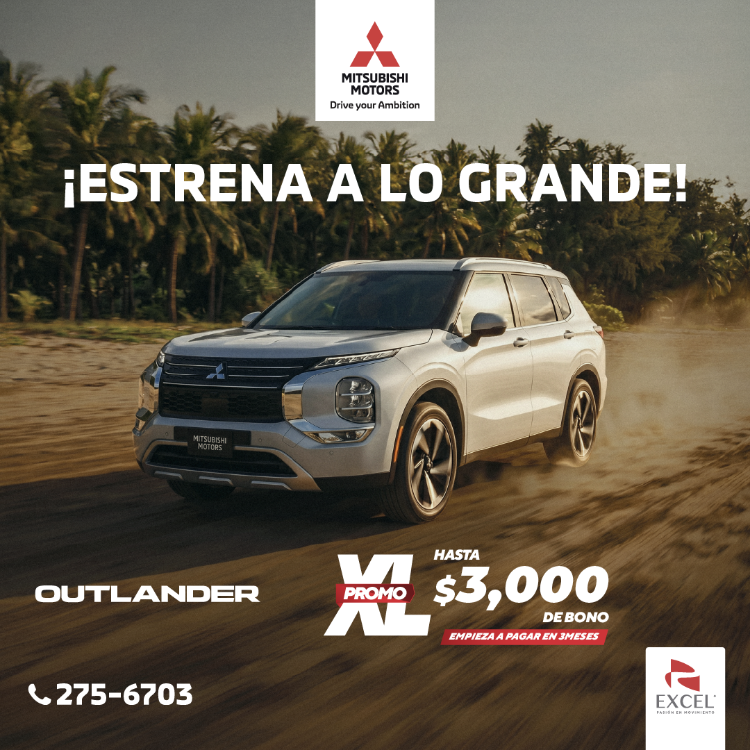 Mitsubishi Motors Panamá Facebook ad from May 20, 2026
