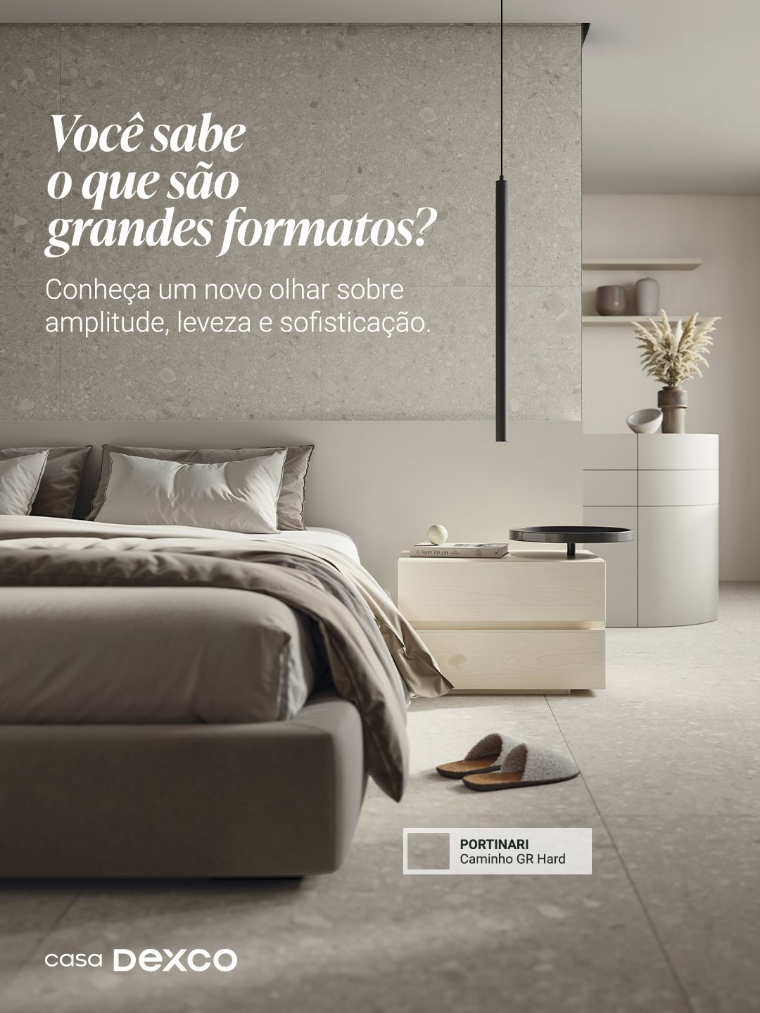 Casa Dexco Facebook ad: Amplitude, continuidade e estética refinada.
