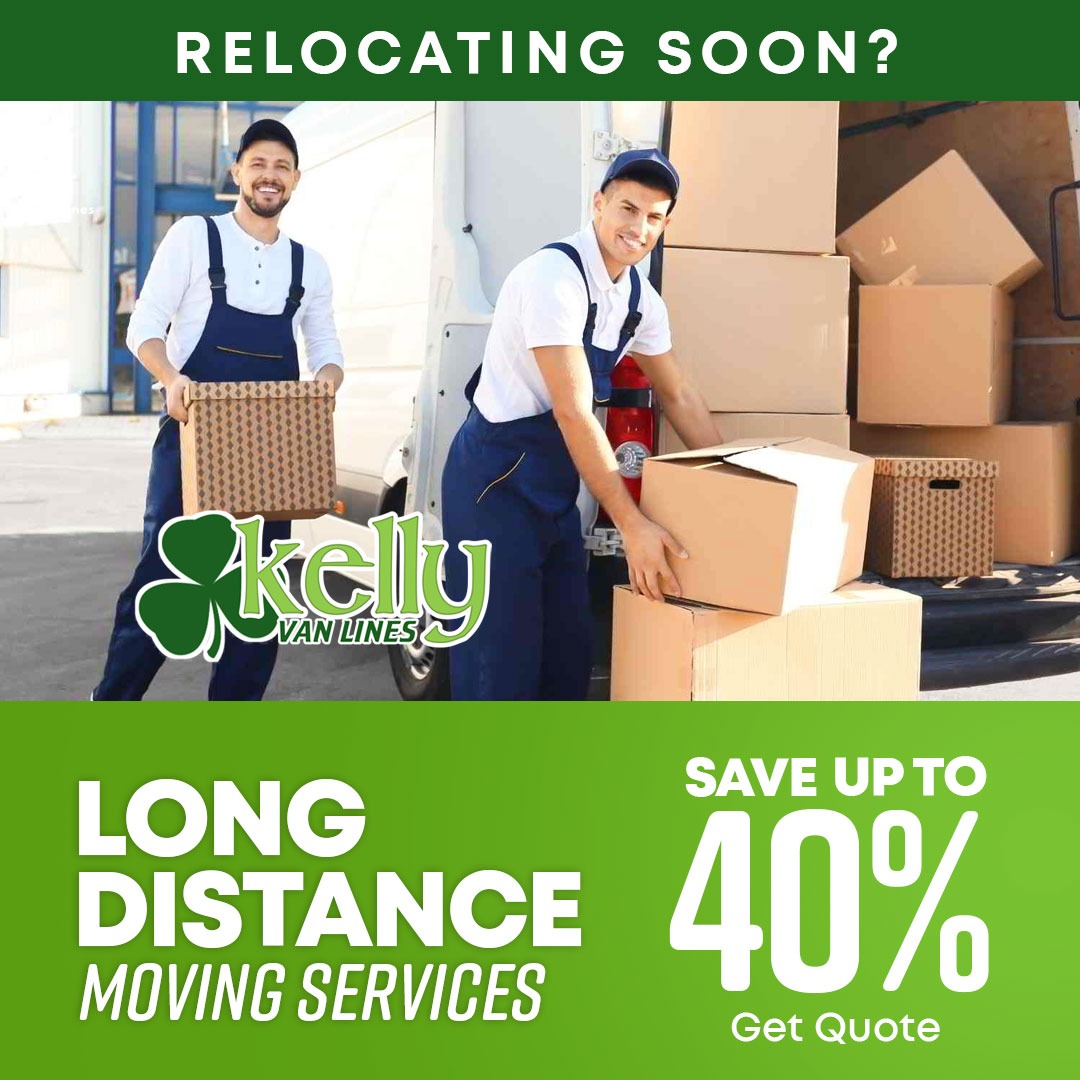 Kelly Van Lines Facebook ad: Get Instant Moving Quote