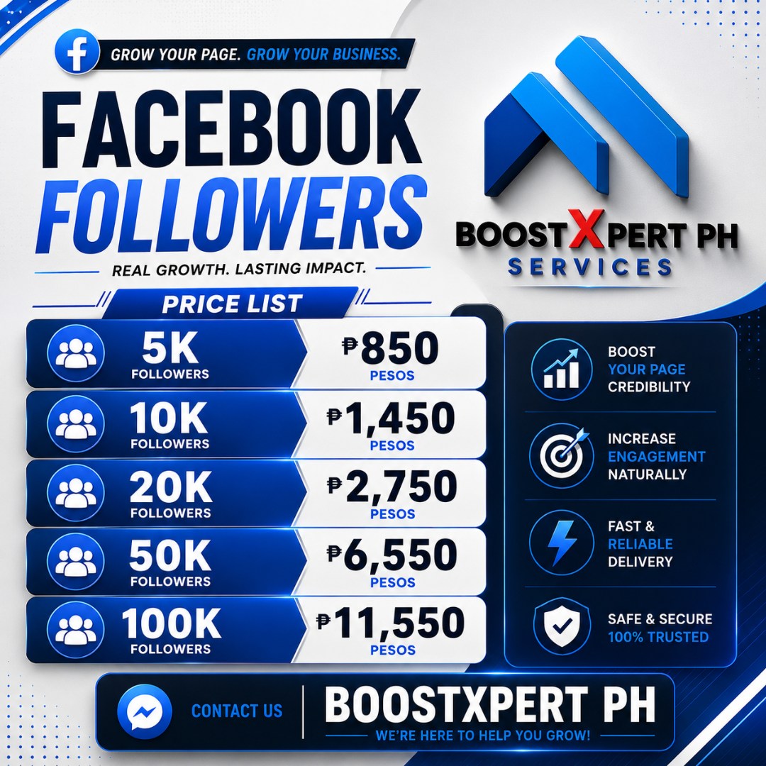 BoostXpert PH Facebook ad: Grow Your Business Page.