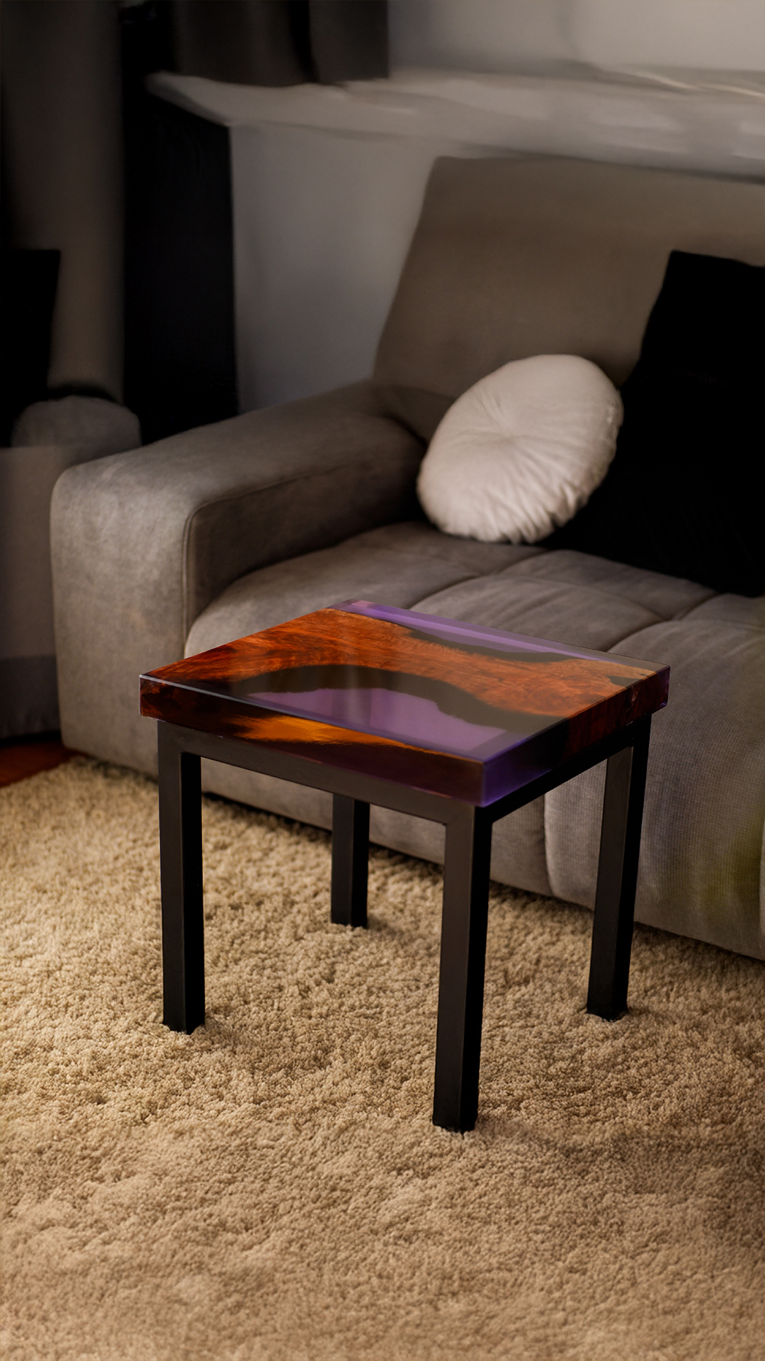 Epodex - France Facebook ad: Créez votre table rivière en résine époxy dès…
