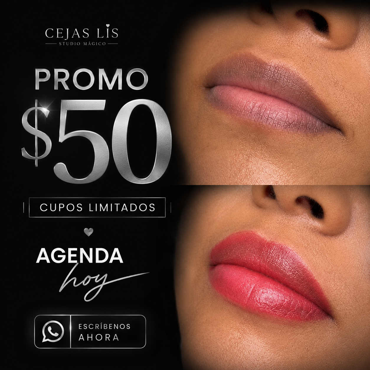 Cejaslis -micropigmentación panamá Facebook ad: OLVIDATE DE LOS LABIOS OSCUROS