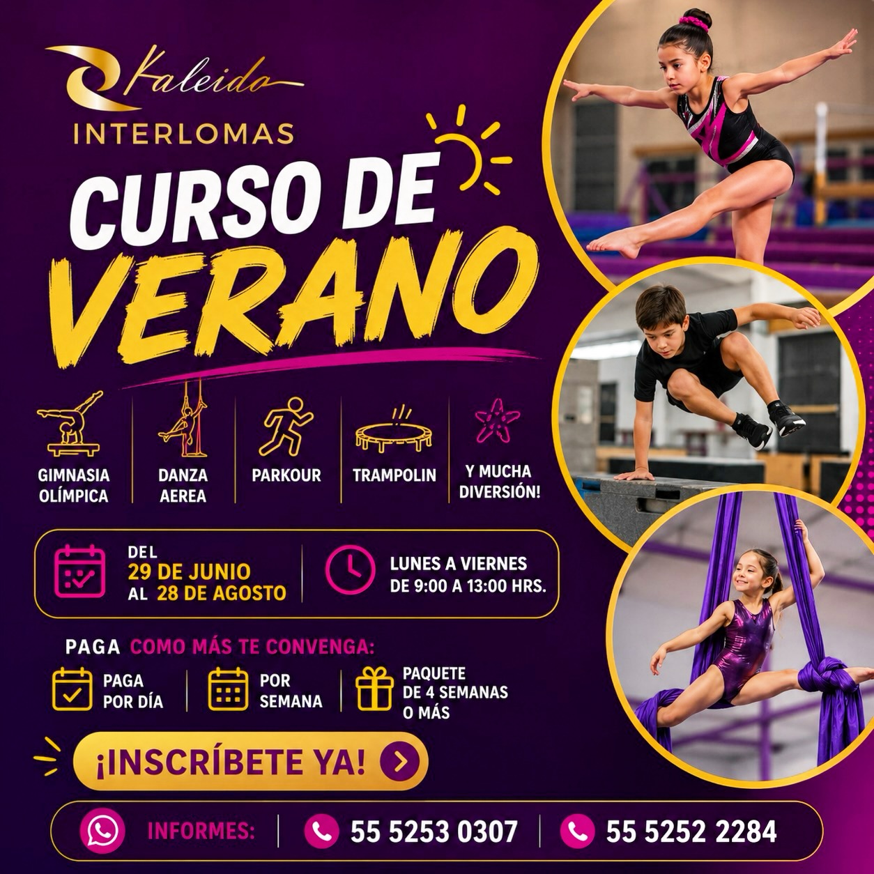 Kaleida Interlomas Facebook ad: ¡Este verano será inolvidable!
