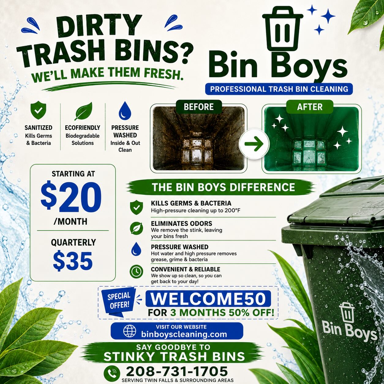 binboys.bincleaning Facebook ad