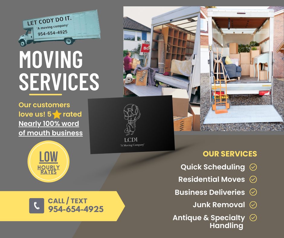 LCDI ' A moving company' Facebook ad: LCDI 'A Moving Company' offers a highly skilled…