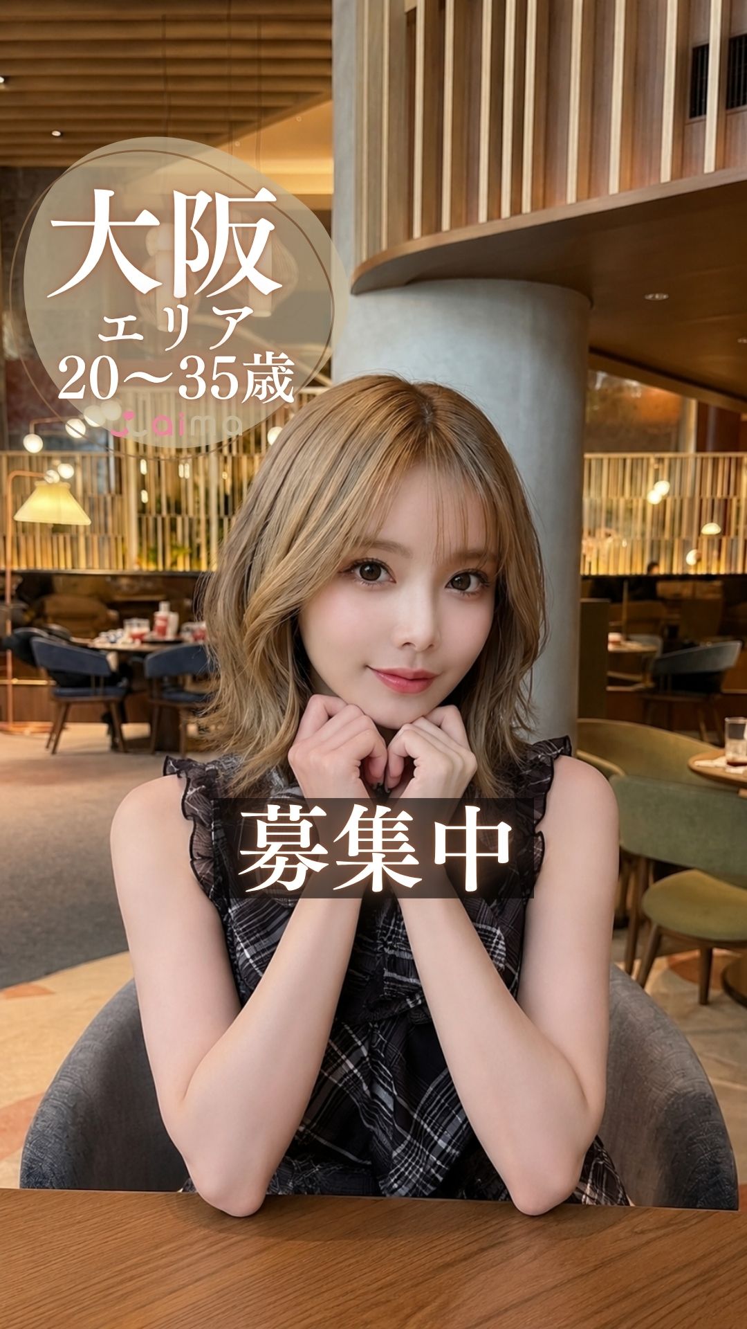 Aima Facebook ad: 【大阪】募集中